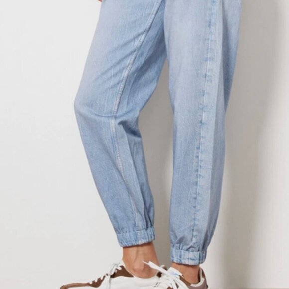 NWT*ECRU FAUX LASER PRINT JOGGER SWEATPANT*SM*LIKE RAG BONE MIRAMAR*ENDS SUNDAY - Picture 4 of 16